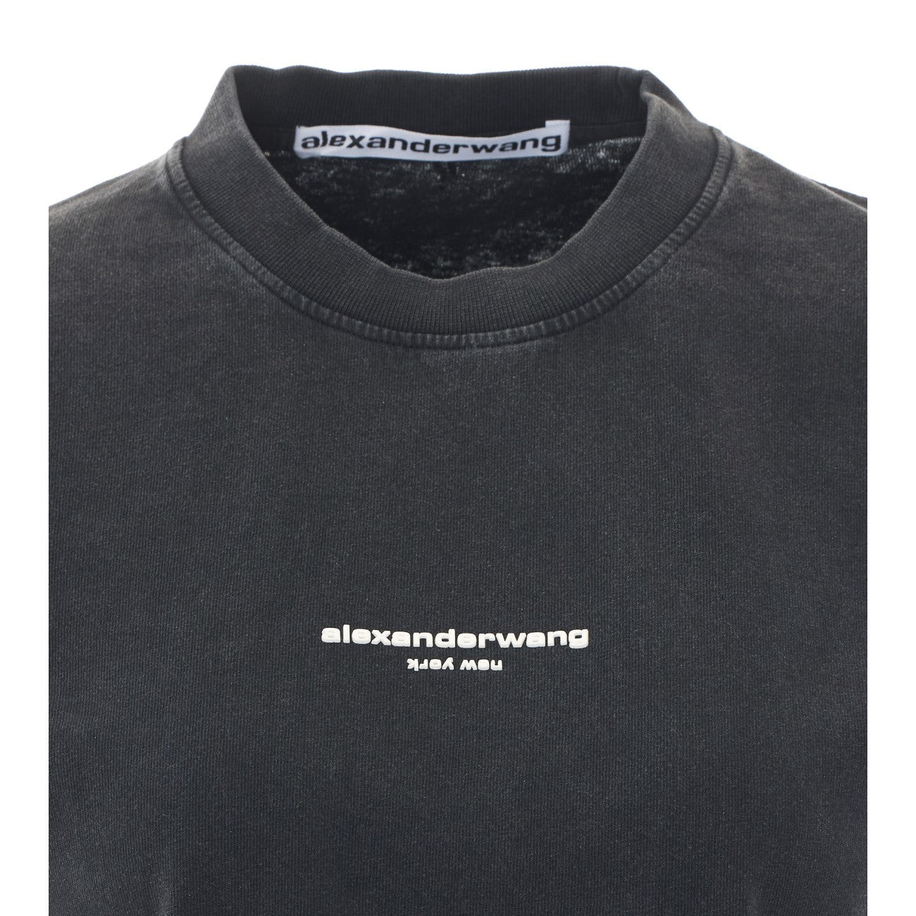 Alexander Wang Women Shrunken Logo T-Shirt