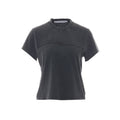 Alexander Wang Women Shrunken Mirrored Logo T-Shirt
