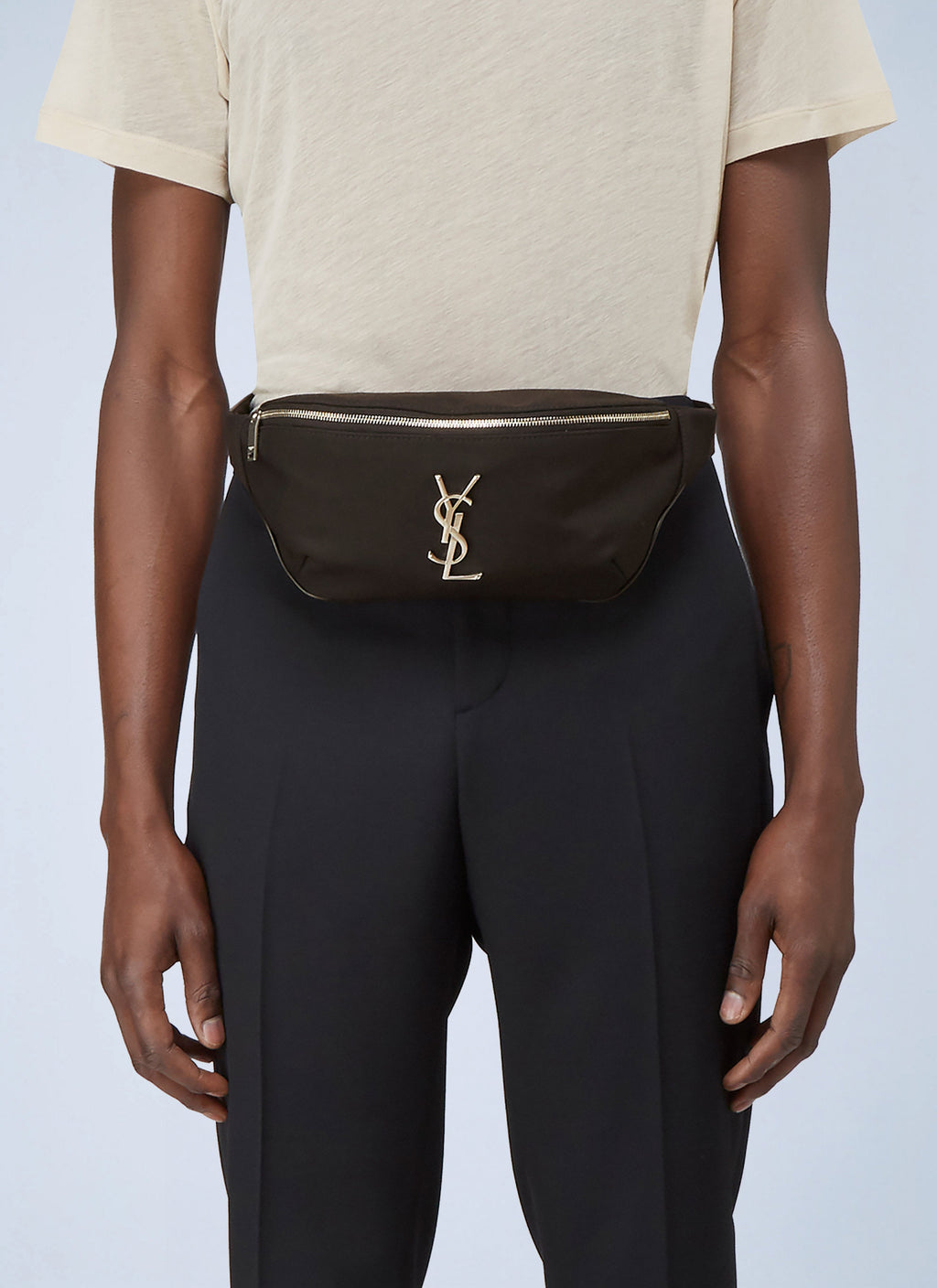 Saint Laurent Men Cassandre Classic Belt Bag