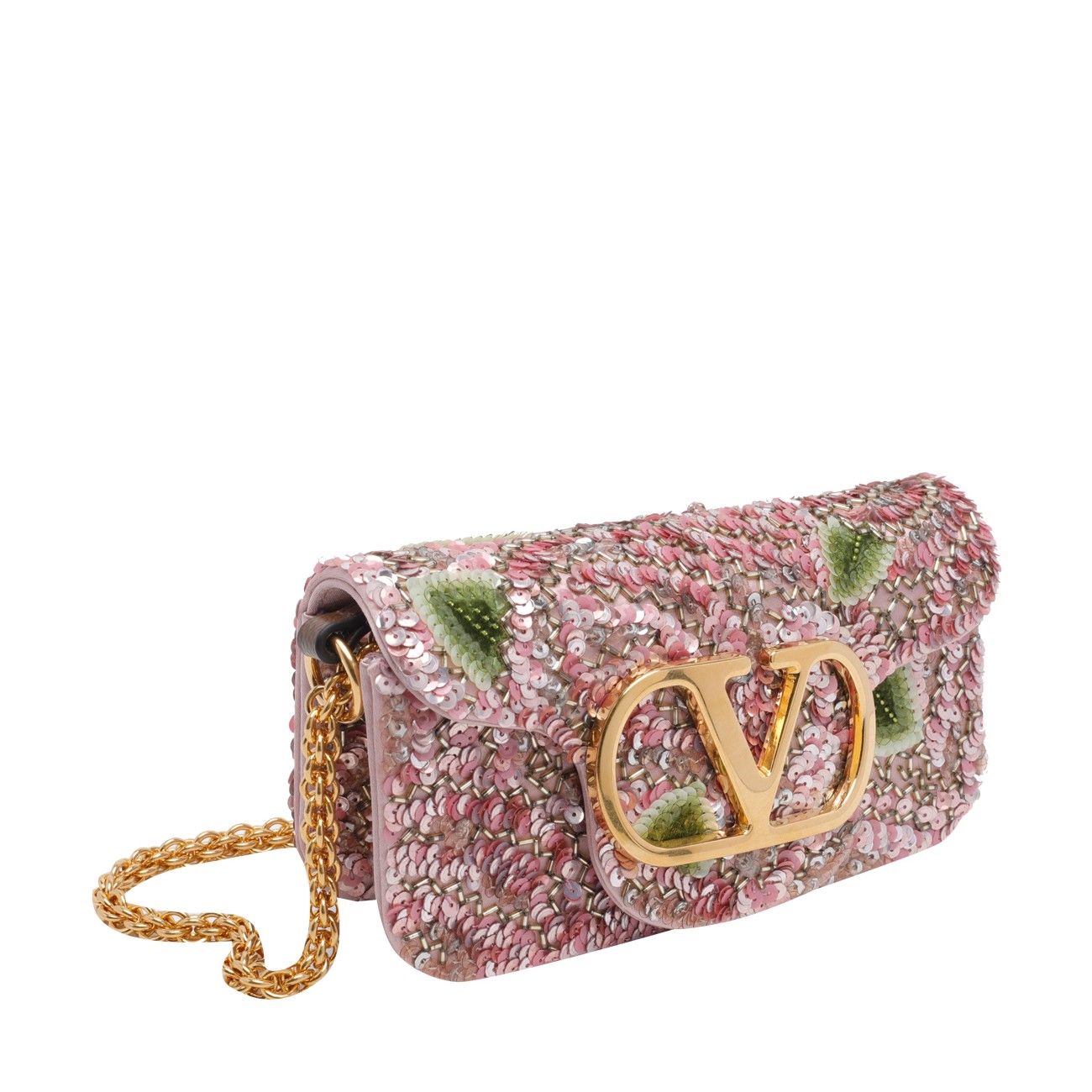 Valentino Garavani Women Small Embroidered Loco' Shoulder Bag