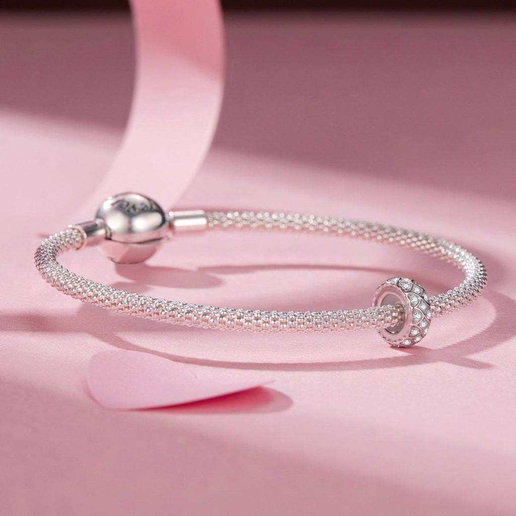 Sparkling Heart Mosaic Charm