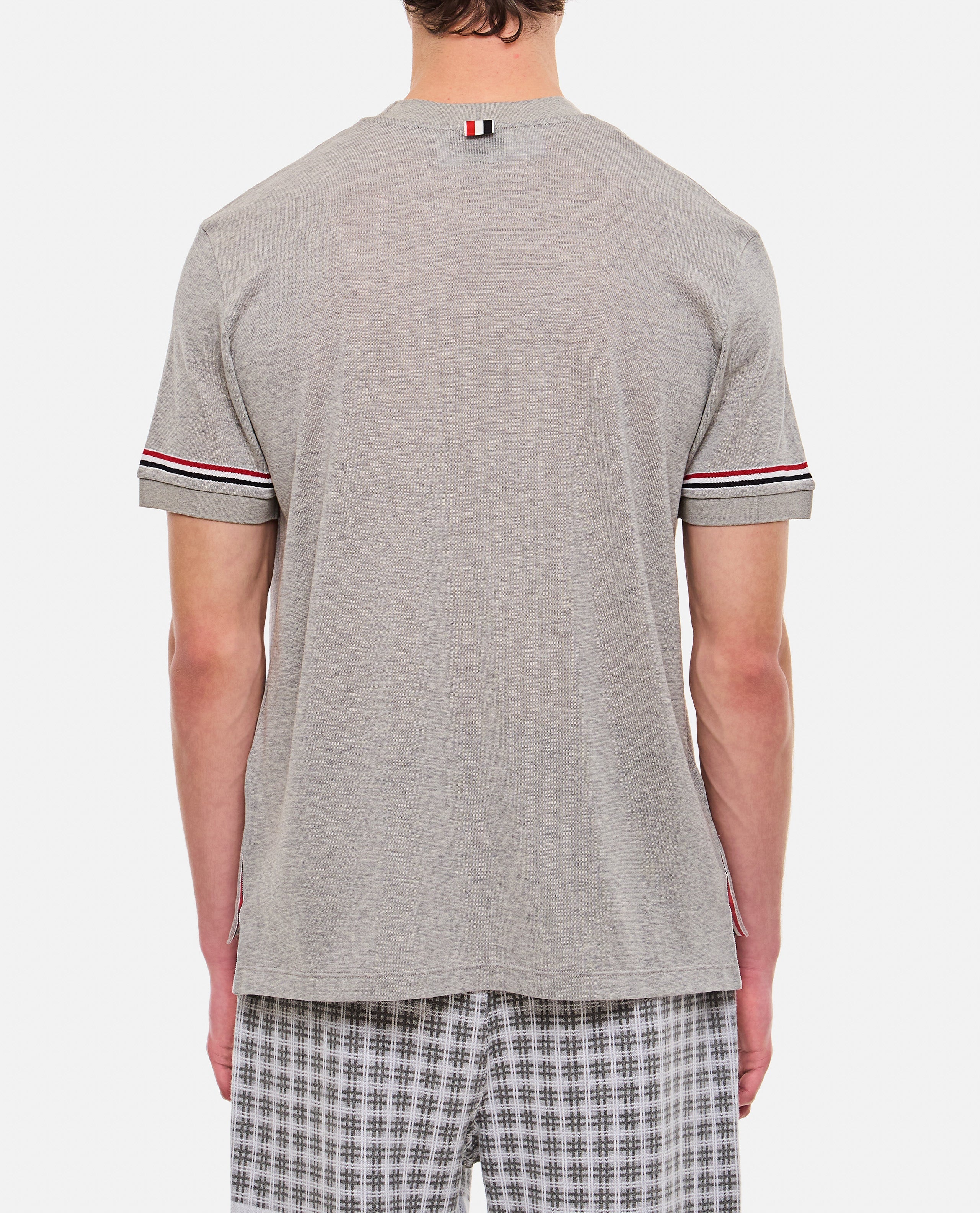 Thom Browne Men Ribbed Cuff T-Shirt