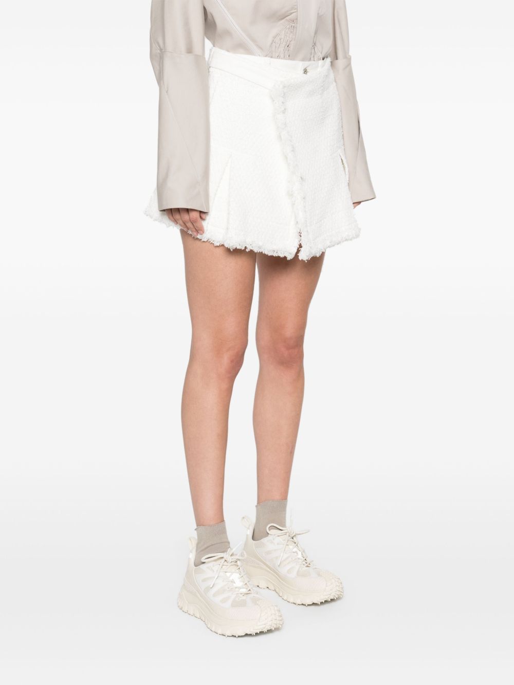 Sacai Women Denim Mix Shorts