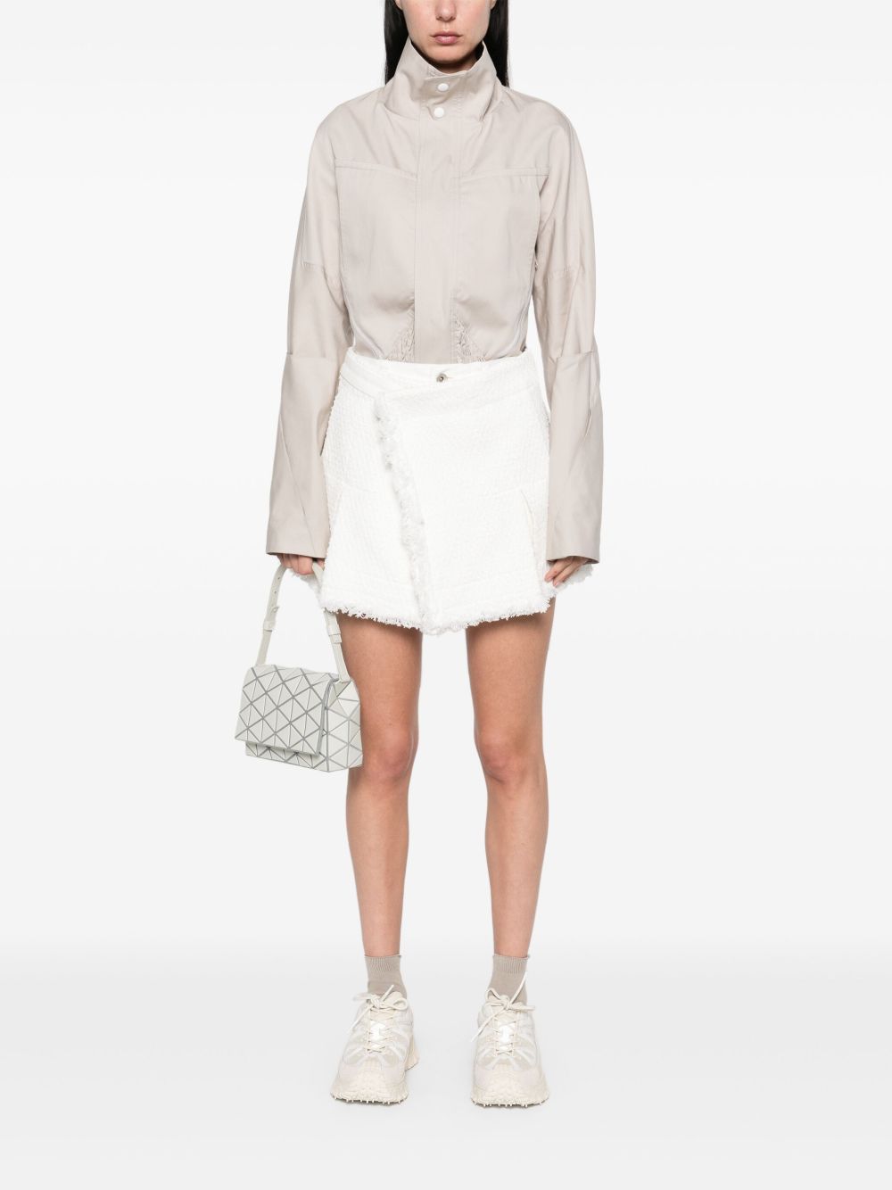 Sacai Women Denim Mix Shorts