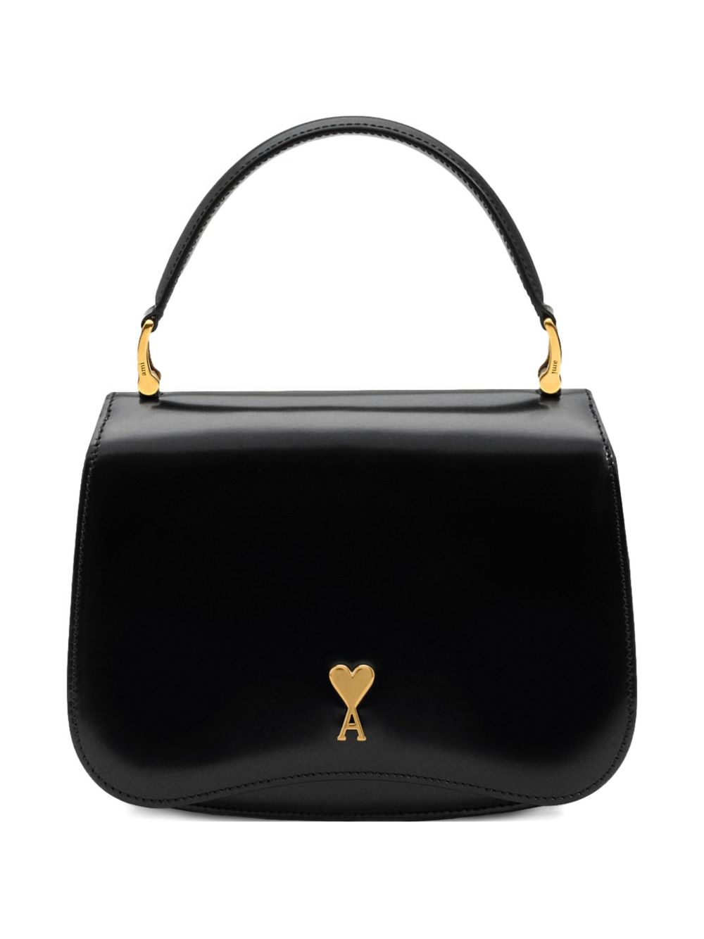 Ami Paris Women Paris Paris Leather Handbag