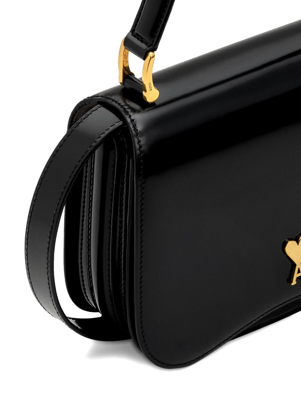 Ami Paris Women Paris Paris Leather Handbag