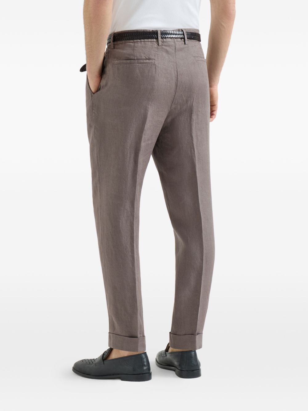 Brunello Cucinelli Men Linen Trousers
