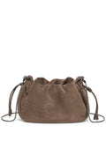 Brunello Cucinelli Women Mellow Mini Leather Bucket Bag
