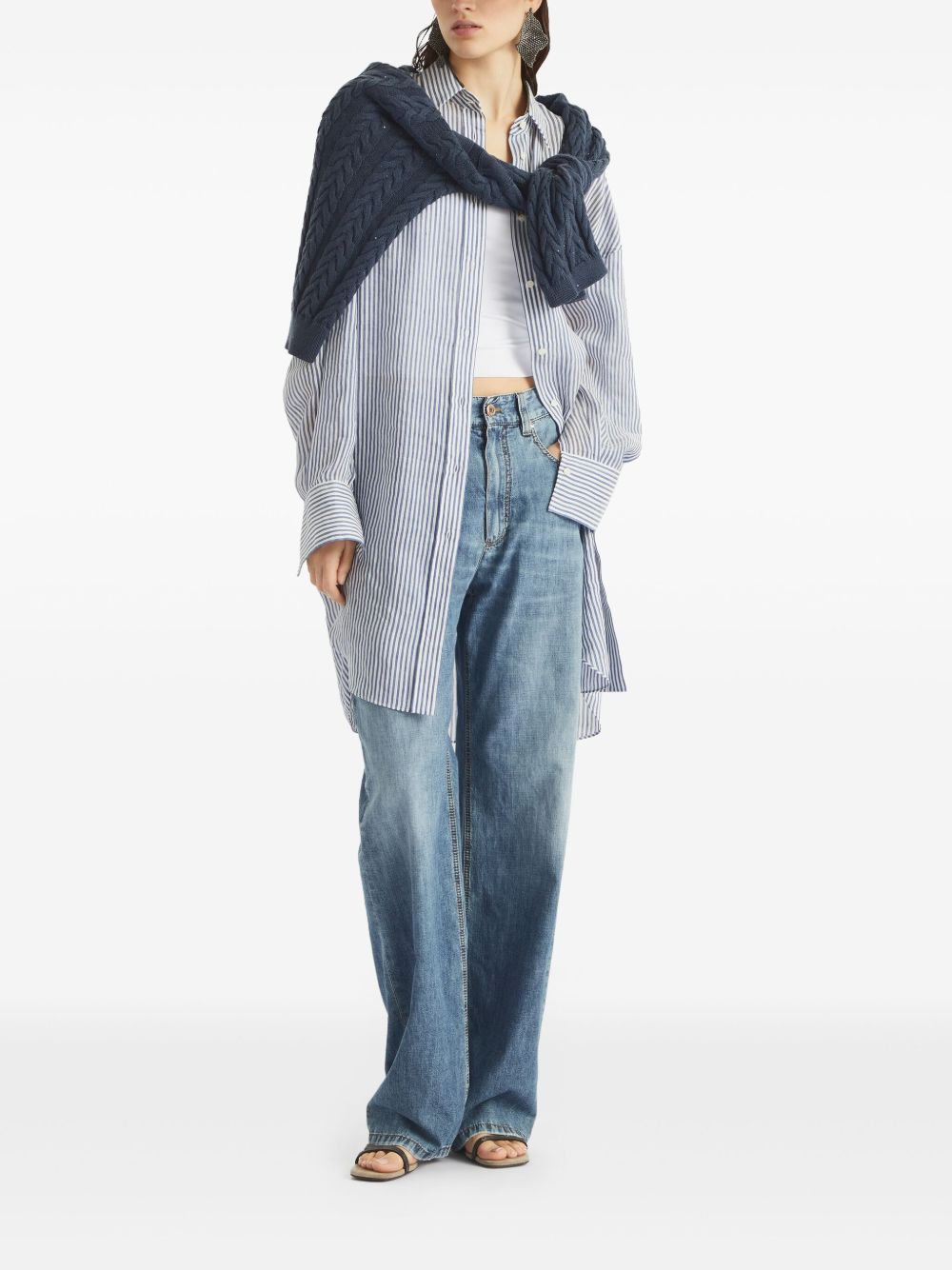 Brunello Cucinelli Women Denim Cotton Jeans