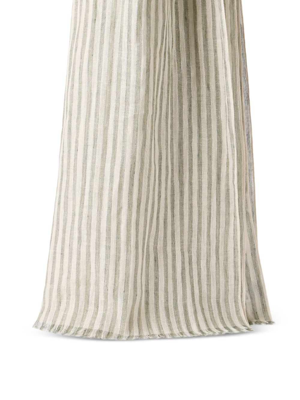 Brunello Cucinelli Women Striped Linen Scarf