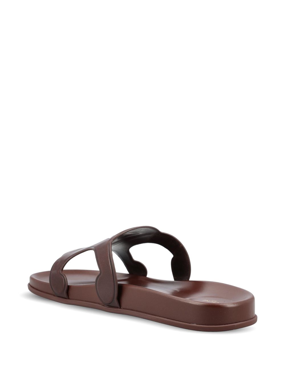 Celine Men Triomphe Leather Slides