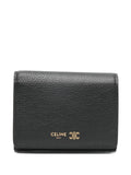 Celine Women Triomphe Stamp Leather Wallet