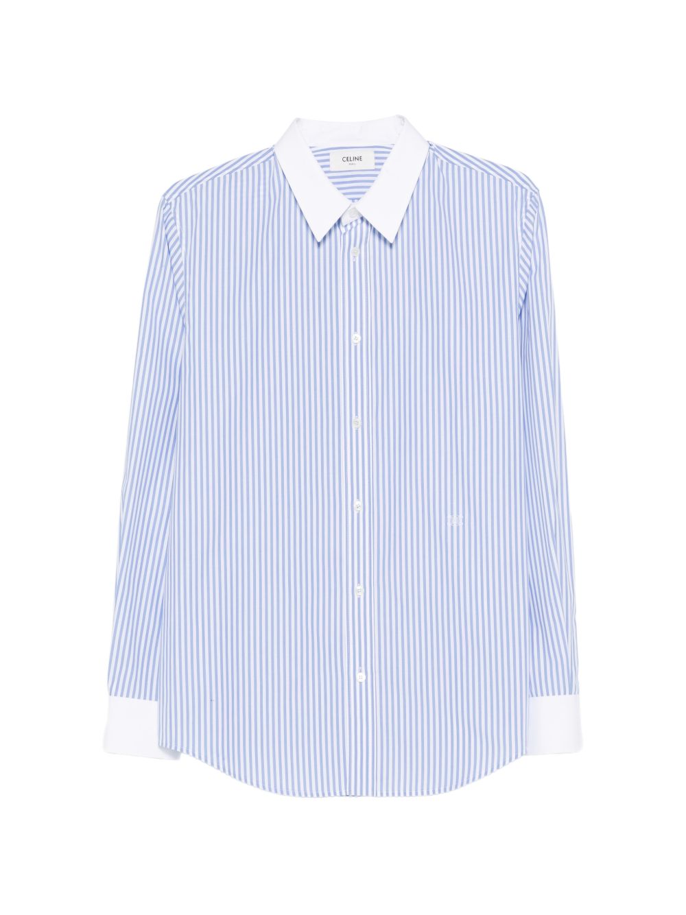 Celine Men Striped Cotton Shirt