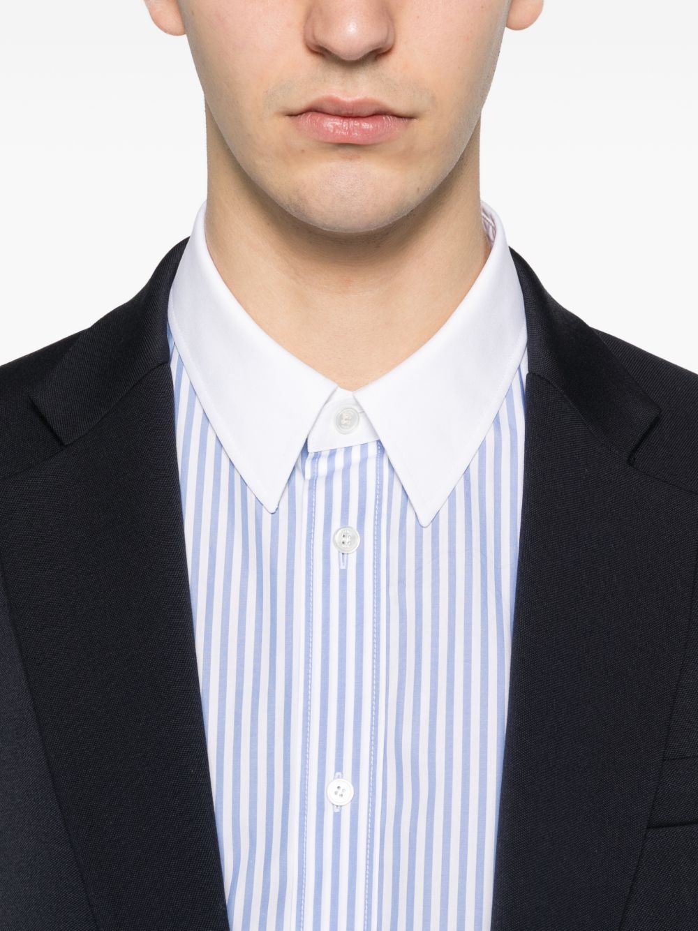 Celine Men Striped Cotton Shirt