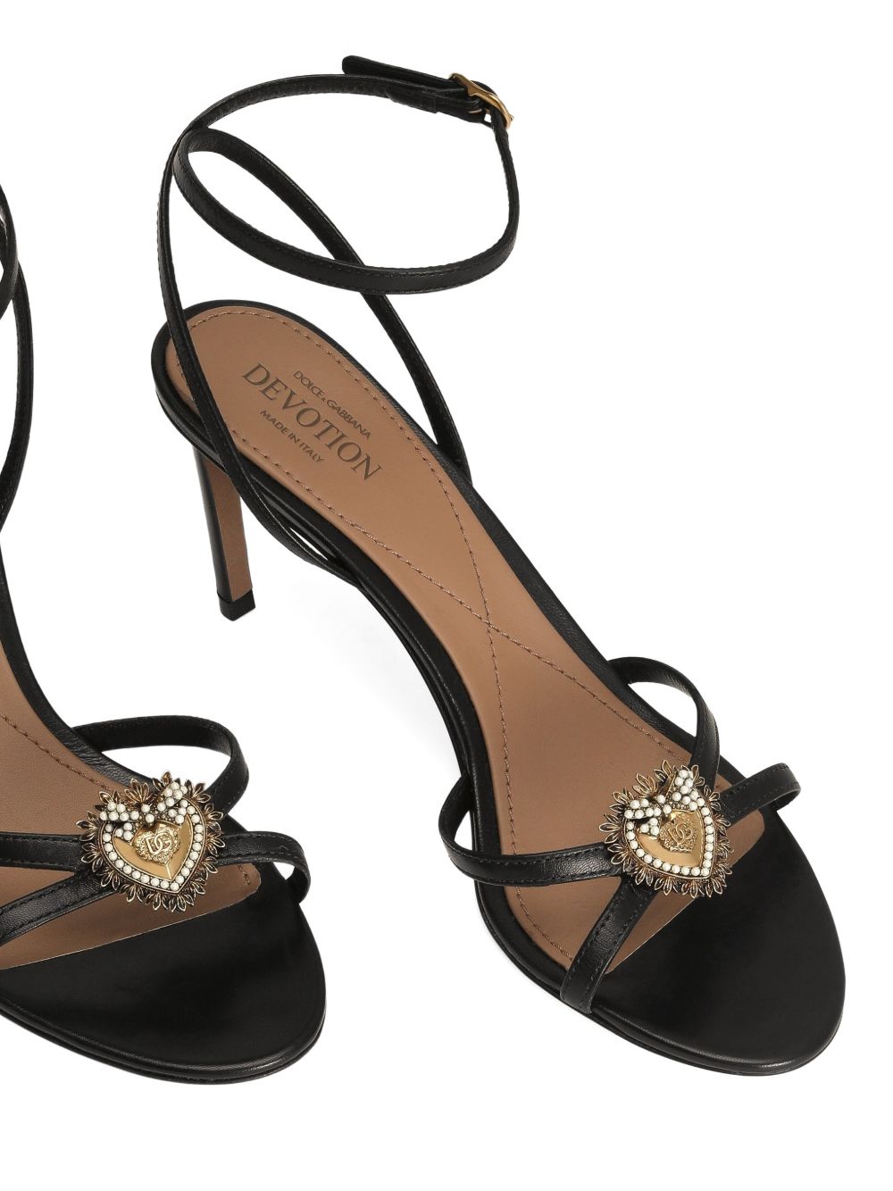 Dolce & Gabbana Women Devotion Leather Sandals