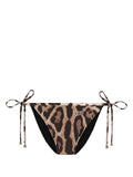 Dolce & Gabbana Women Leopard Print Bikini Bottom