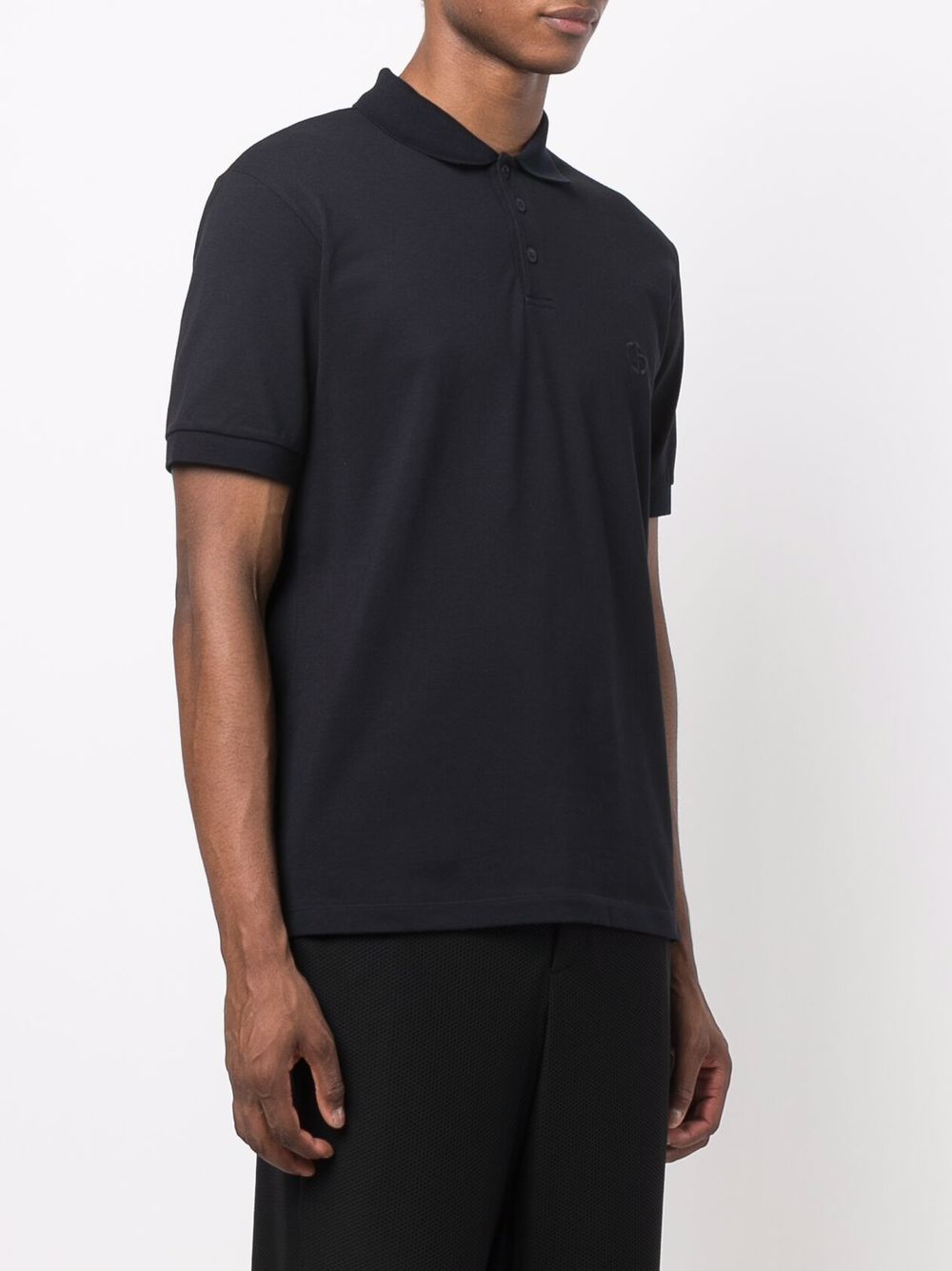 Giorgio Armani Men Piqeut Cotton Polo Shirt