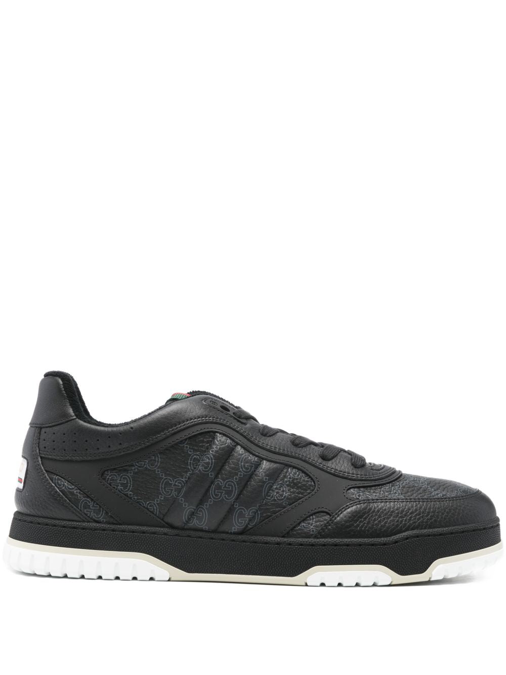 Gucci Men Re-Web Leather Sneakers