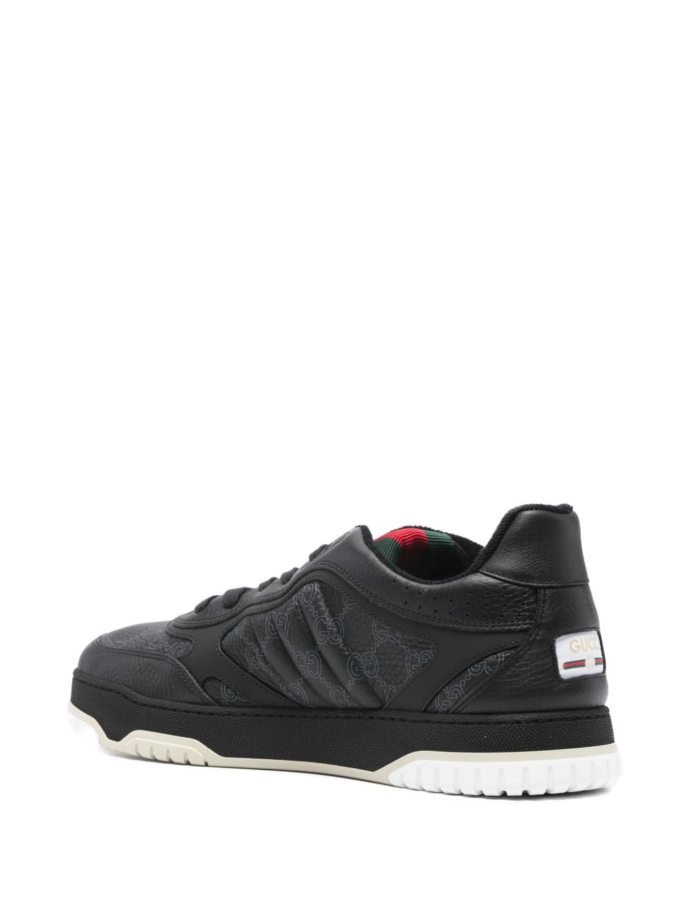 Gucci Men Re-Web Leather Sneakers