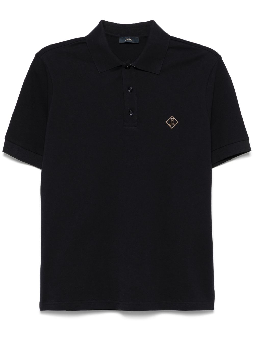 Herno Men Logo Cotton Polo Shirt