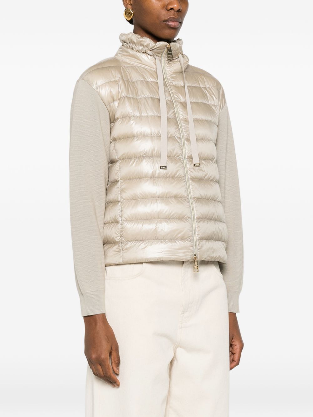 Herno Women Cotton And Nylon Down Jacket
