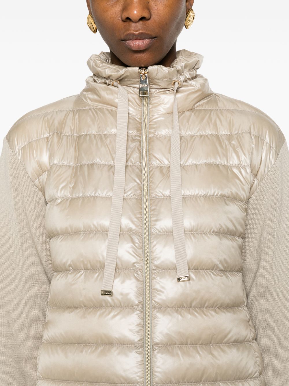Herno Women Cotton And Nylon Down Jacket