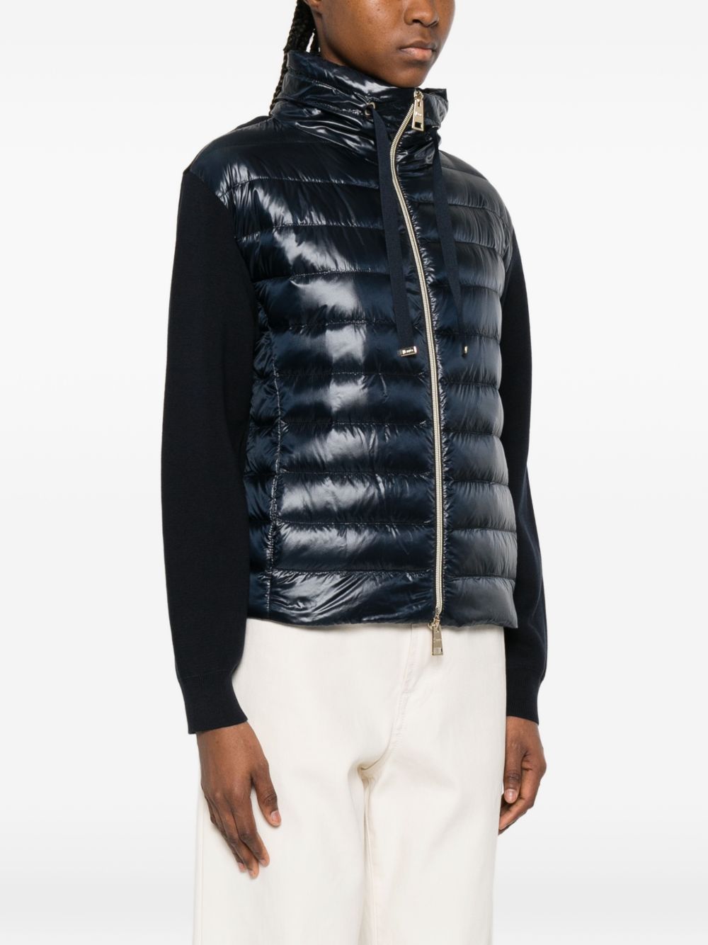 Herno Women Cotton And Nylon Down Jacket