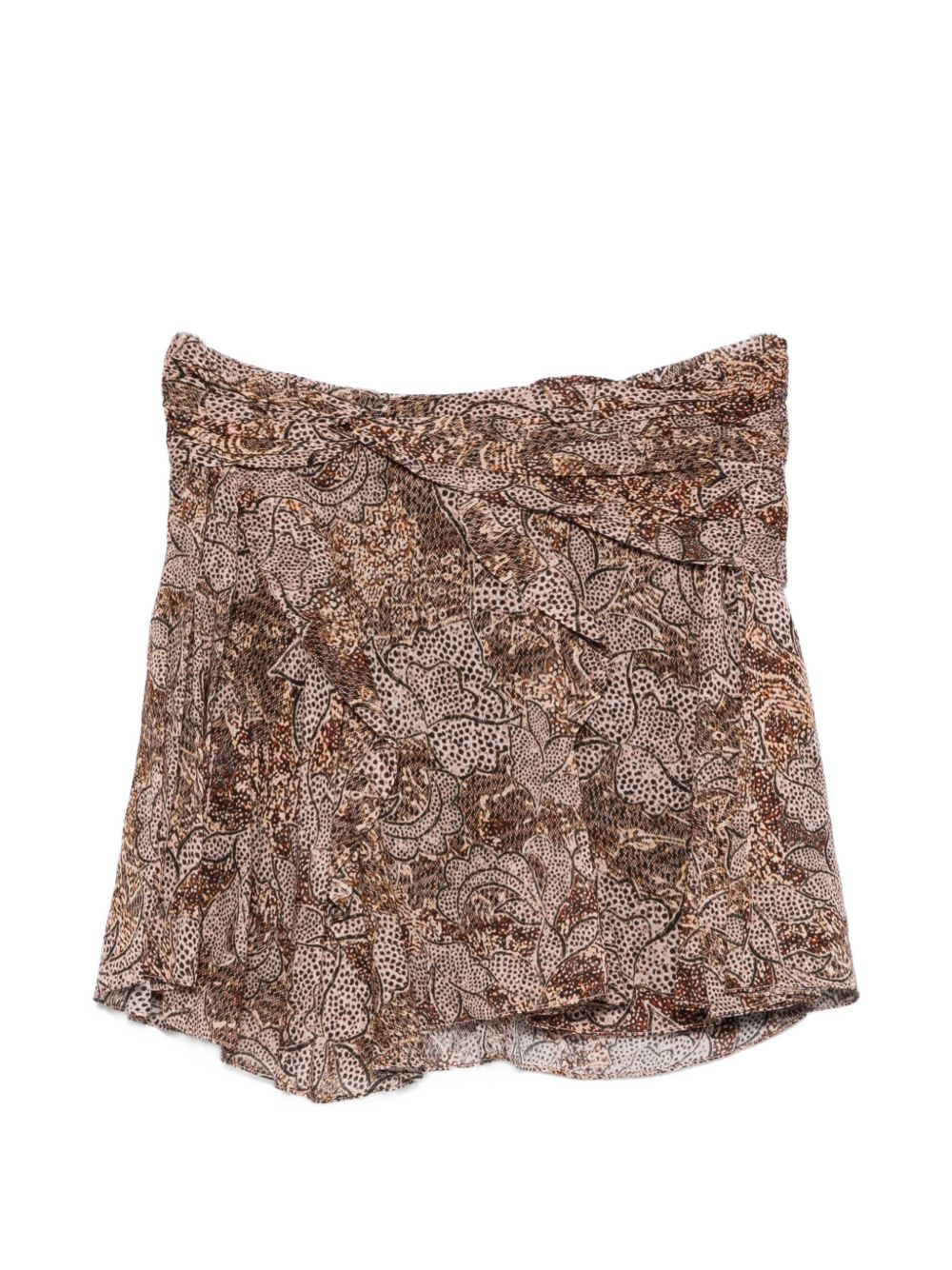 Isabel Marant Women Camia Printed Mini Skirt