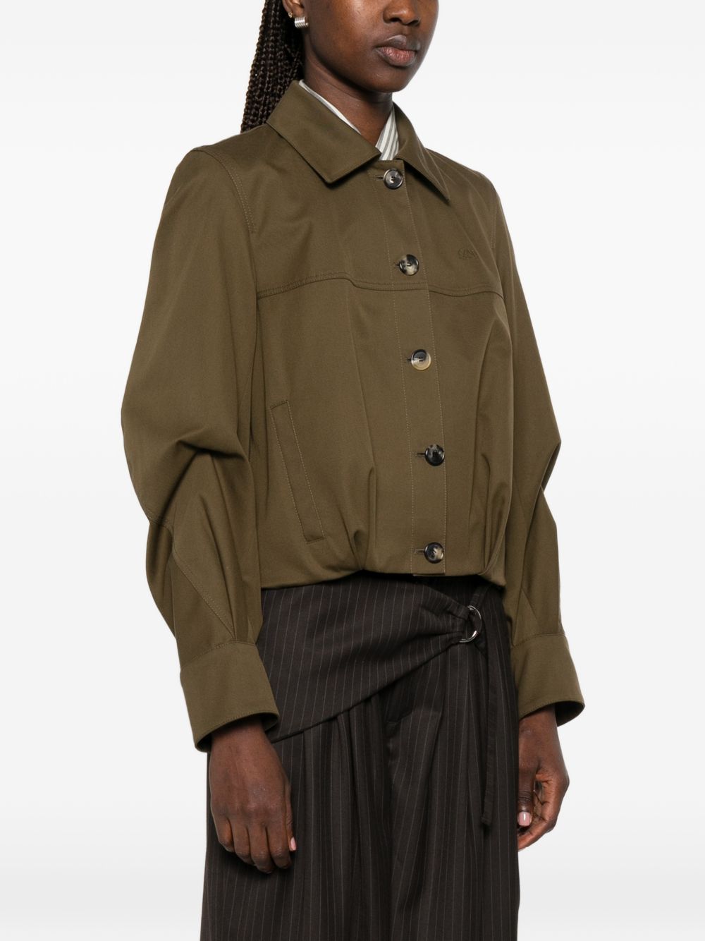 Loewe Women Cotton And Silk Blend Jacket