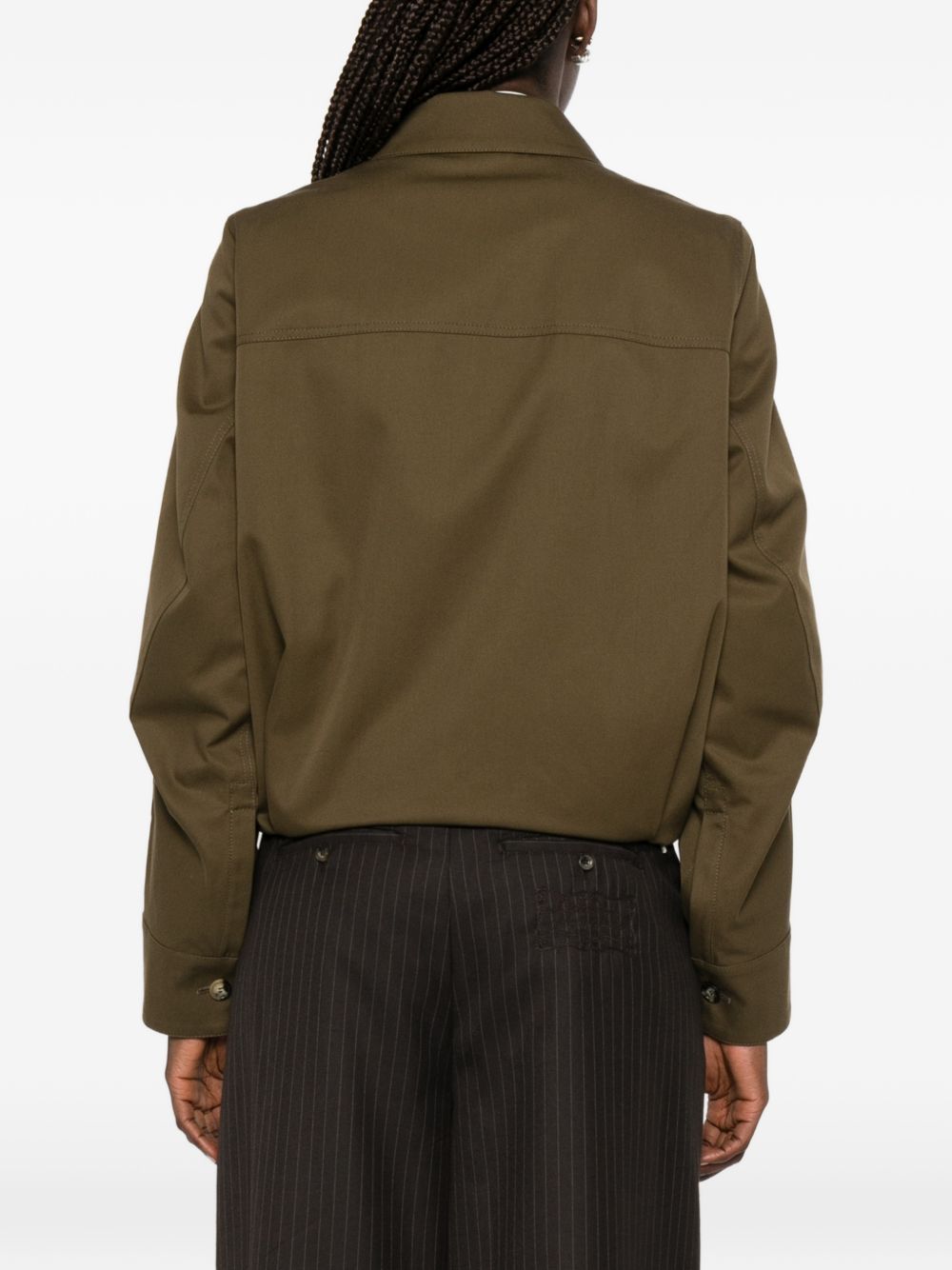Loewe Women Cotton And Silk Blend Jacket