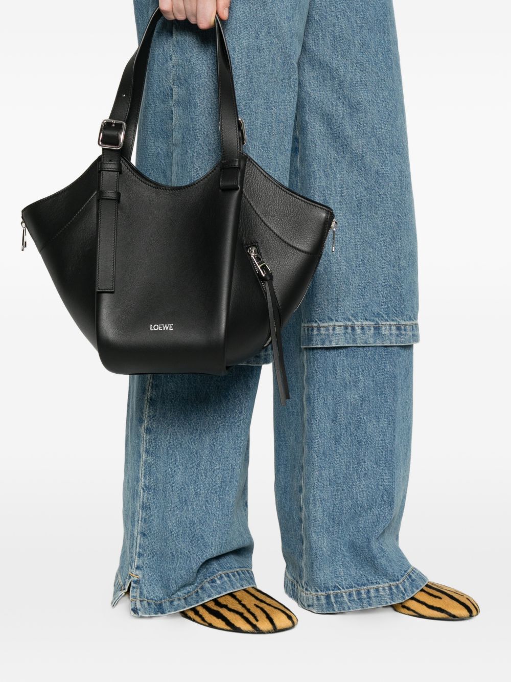 Loewe Women Hammock Leather Tote Bag