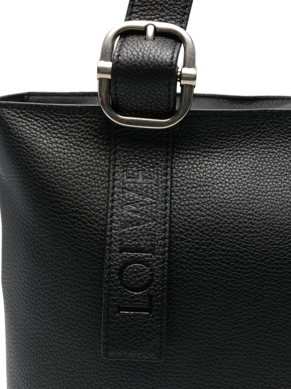 Loewe Men Loop Zipped Leather Tote