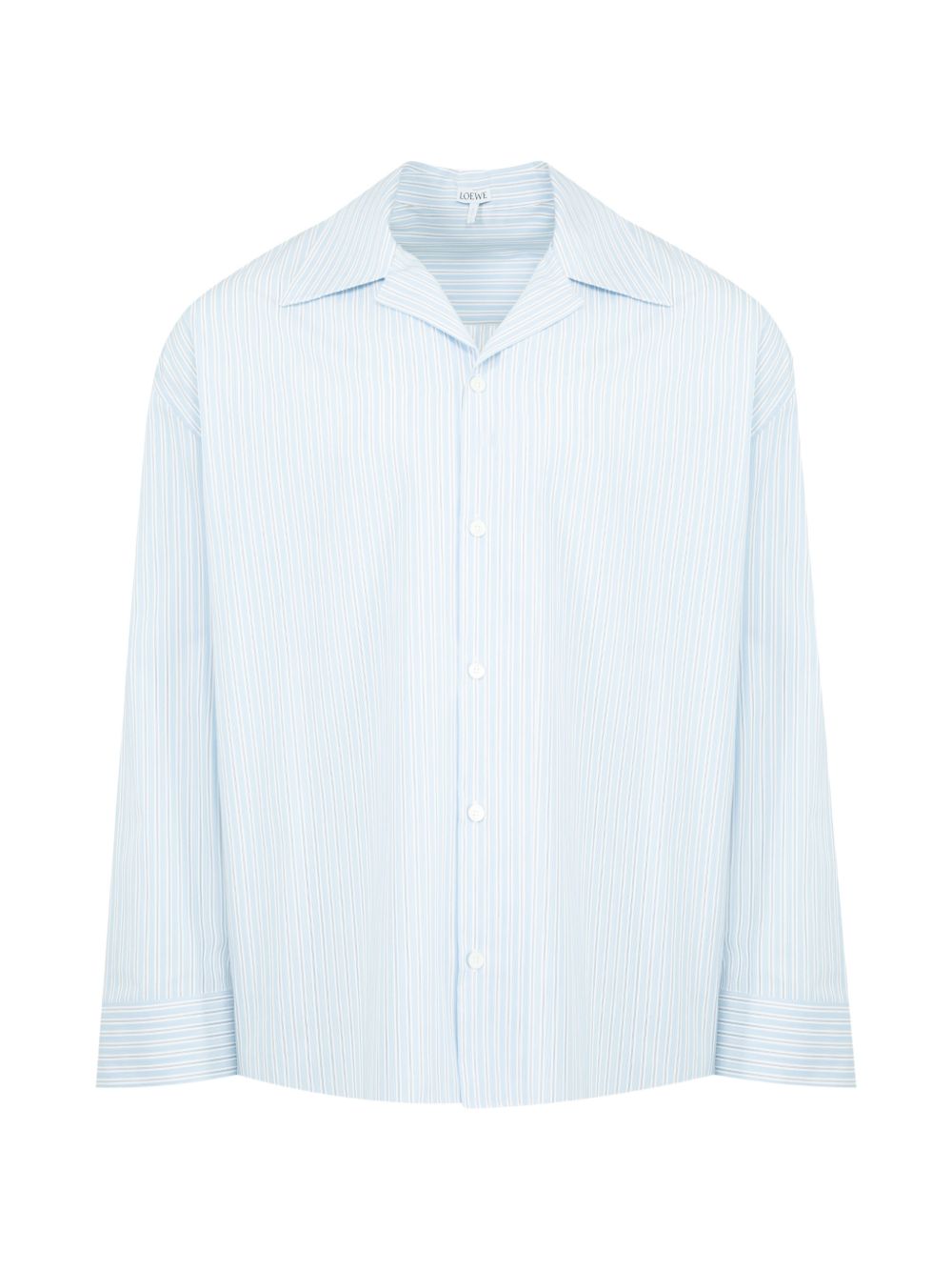 Loewe Men Striped Cotton Shirt