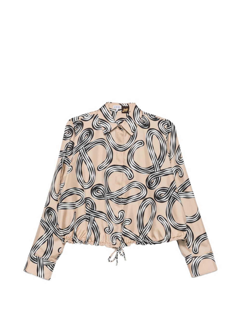Loewe Paula's Ibiza Women Printed Silk Shirt
