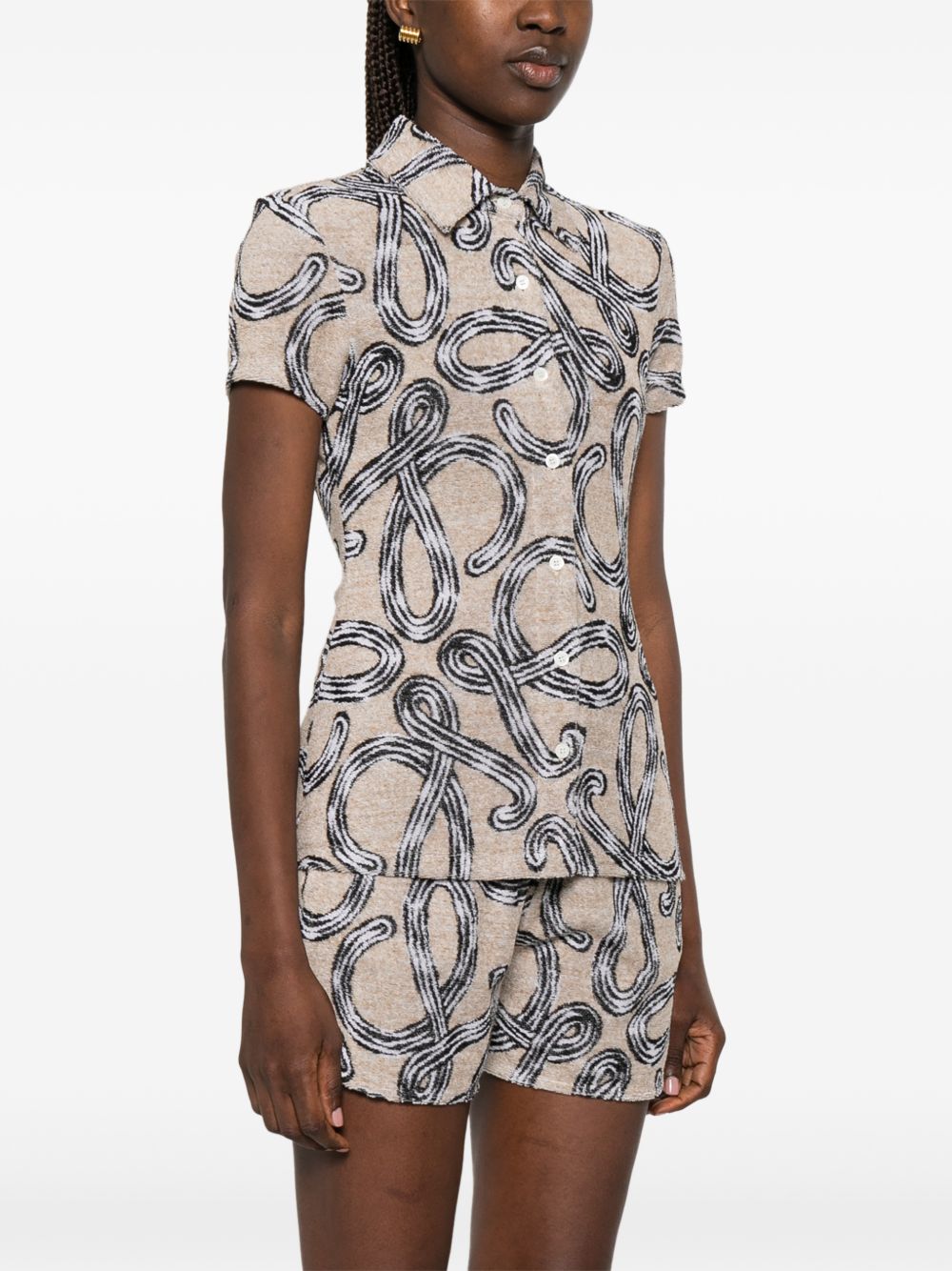 Loewe Paula's Ibiza Women Cotton Blend Printed Shirt