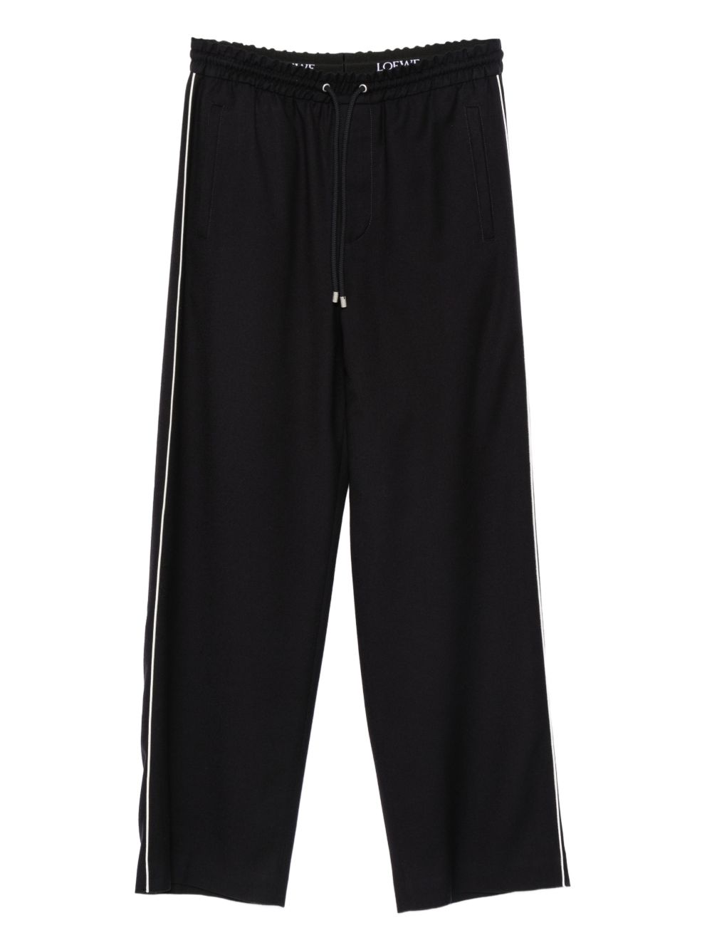 Loewe Men Wool Drawstring Trousers