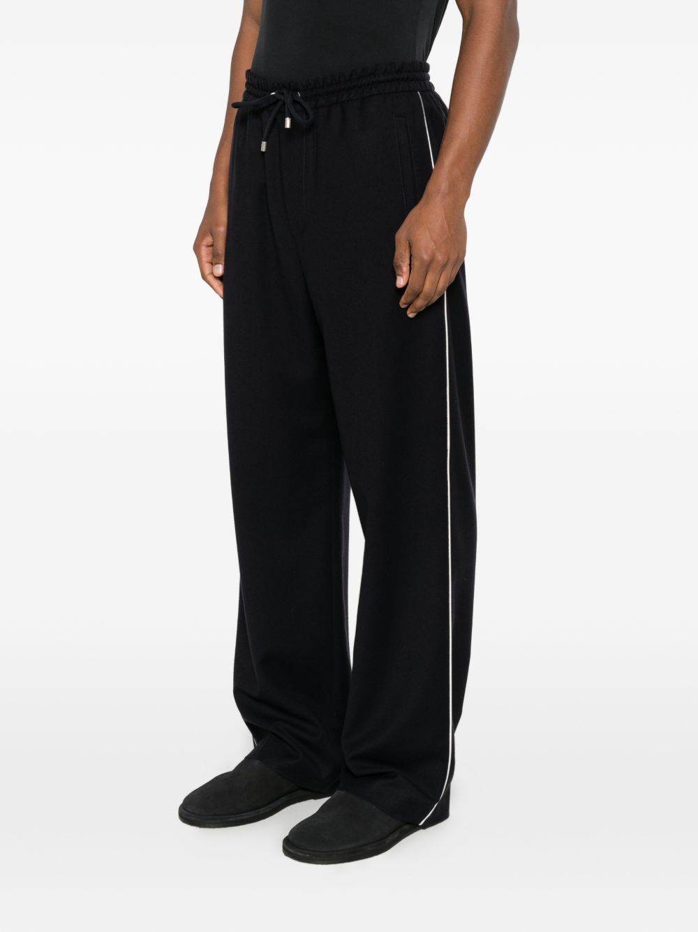 Loewe Men Wool Drawstring Trousers