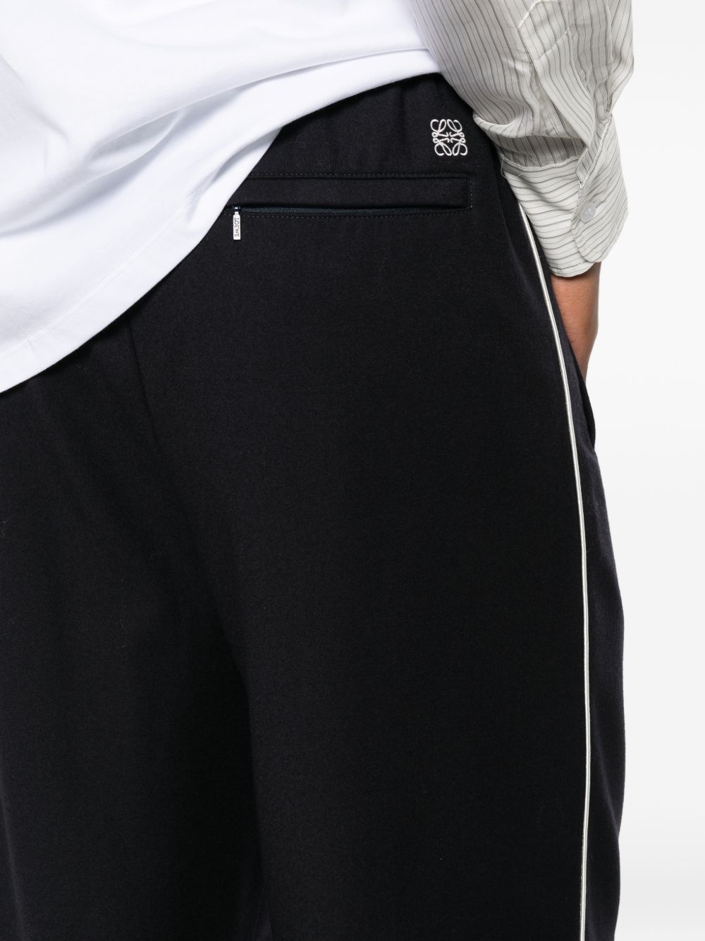 Loewe Men Wool Drawstring Trousers