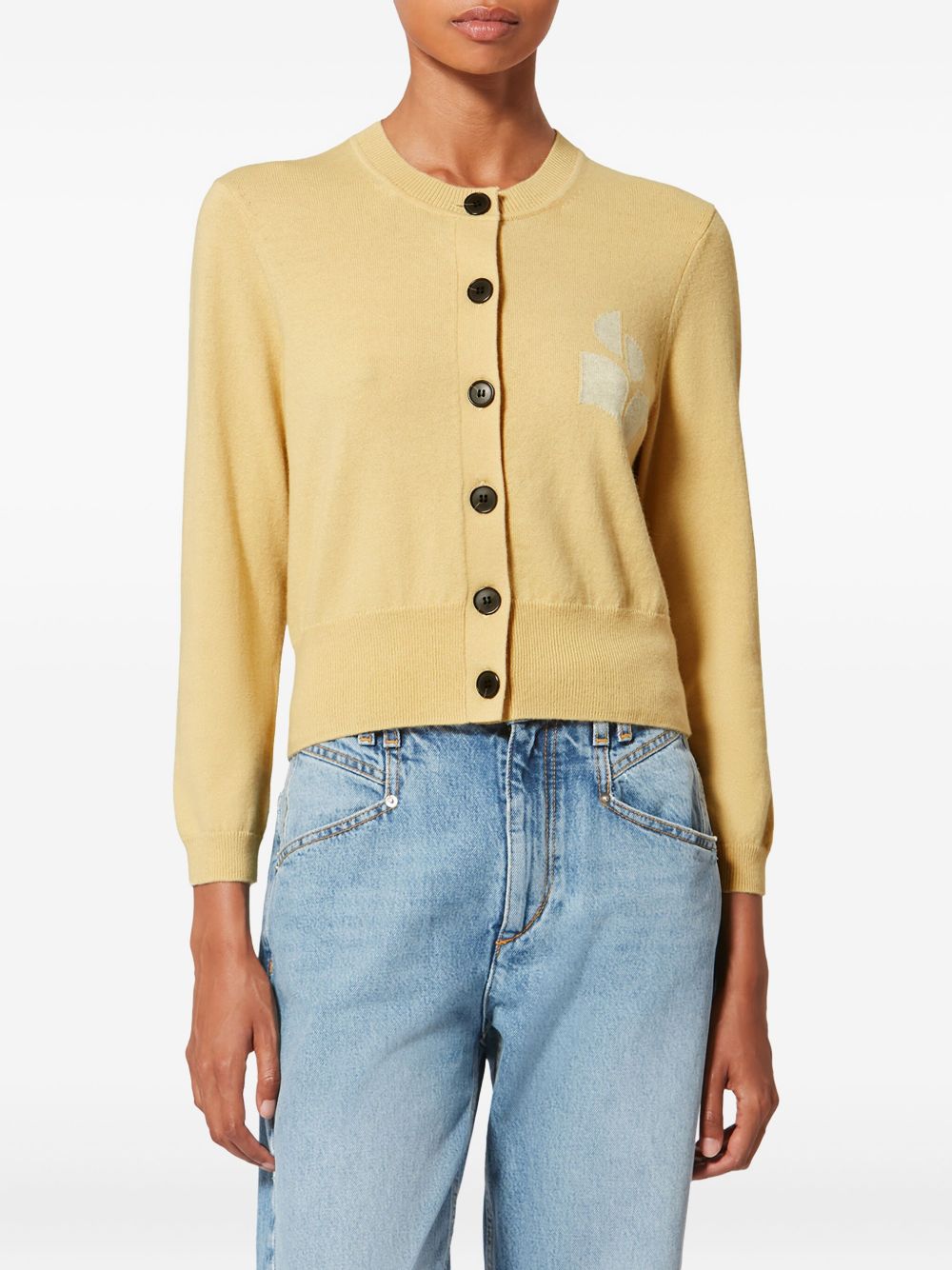 Marant Etoile Women Newton Cotton And Wool Cardigan