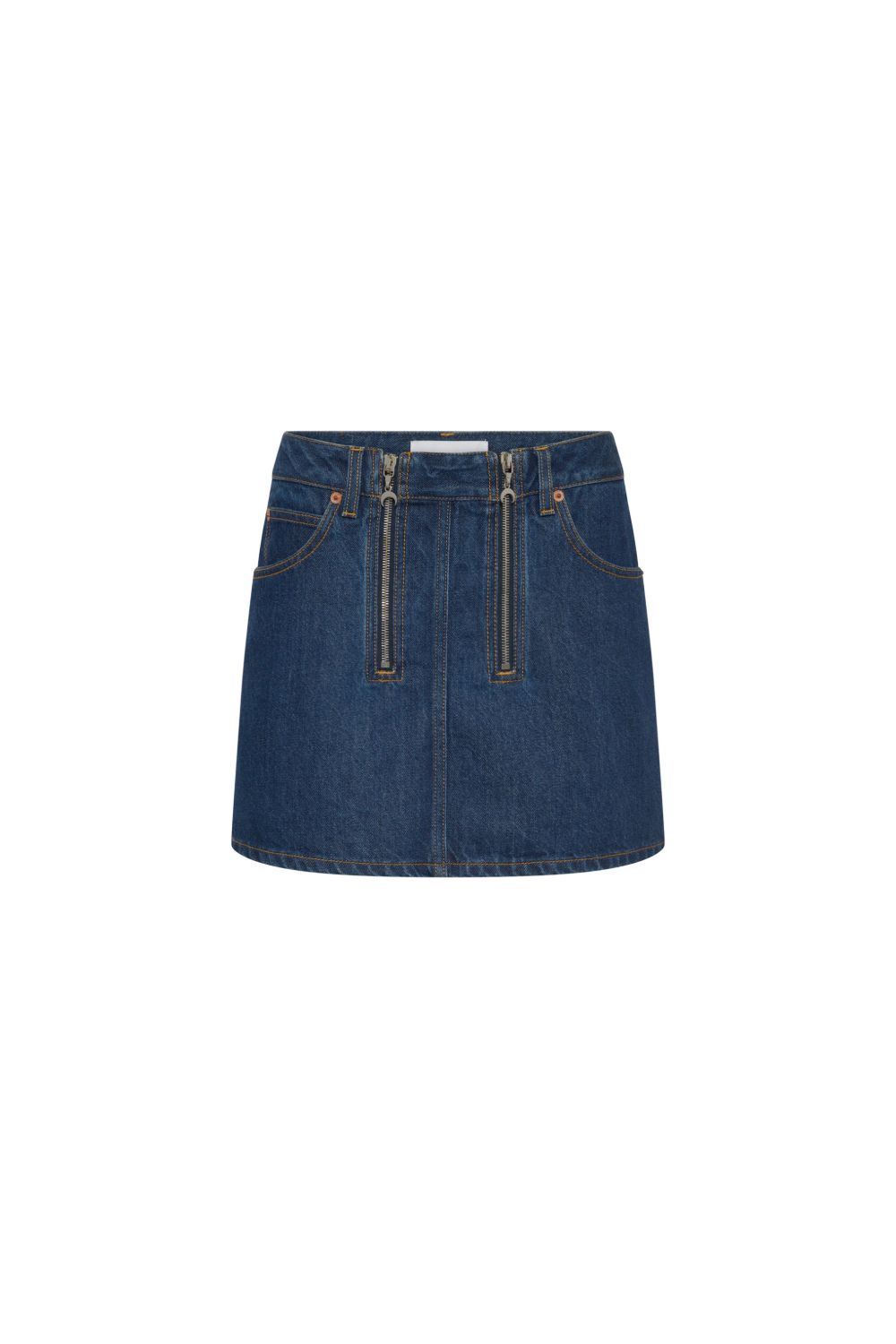 Marine Serre Women Denim Mini Skirt