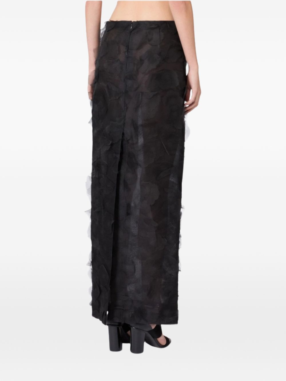 Max Mara Women Silk Long Skirt