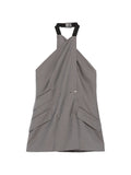 Max Mara Women Wool Halterneck Top