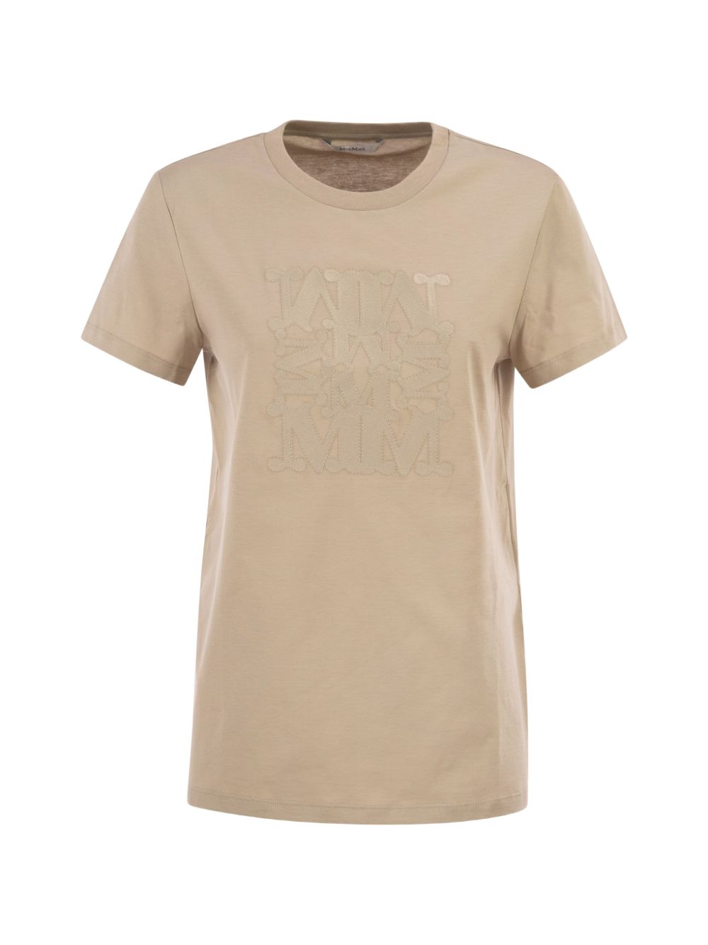 Max Mara Women Logo Cotton T-Shirt