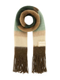 Miu Miu Women Mohair Wool Scarf With Fringes