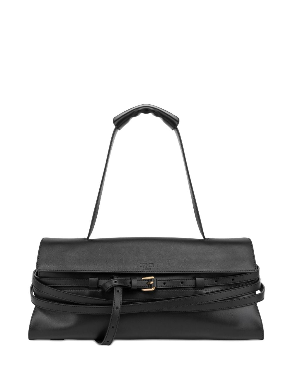 Moschino Women Tie Me Leather Handbag