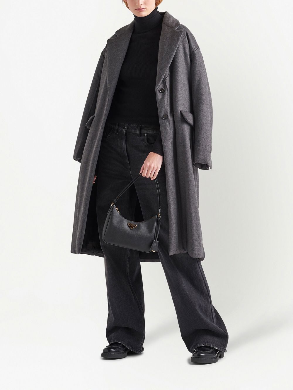 Prada Women Re-Edition Leather Mini Bag