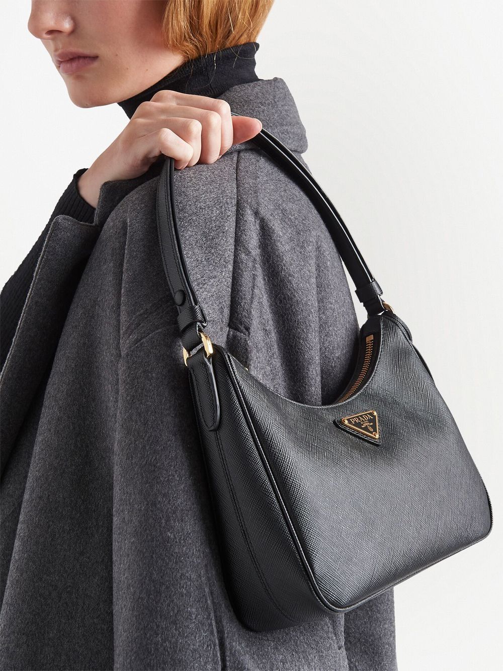 Prada Women Re-Edition Leather Mini Bag