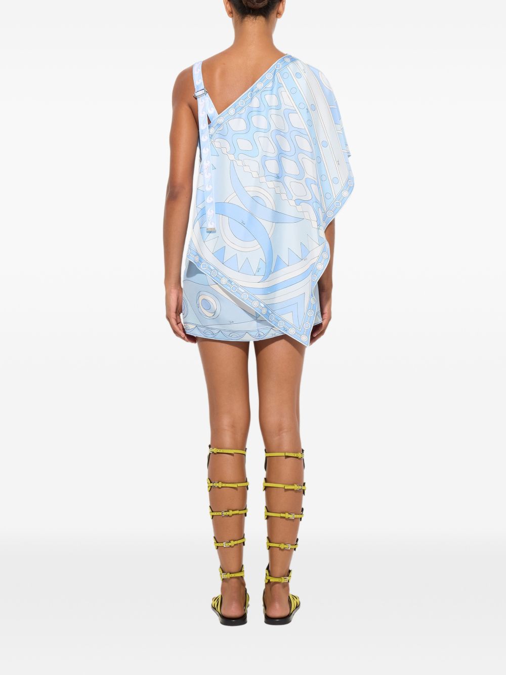 Pucci Women Printed Silk Mini Dress