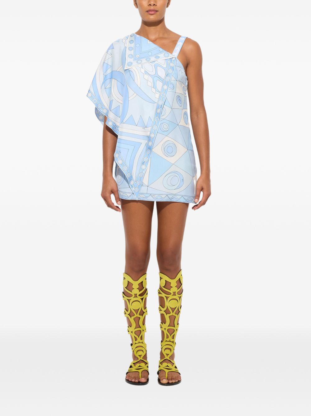 Pucci Women Printed Silk Mini Dress