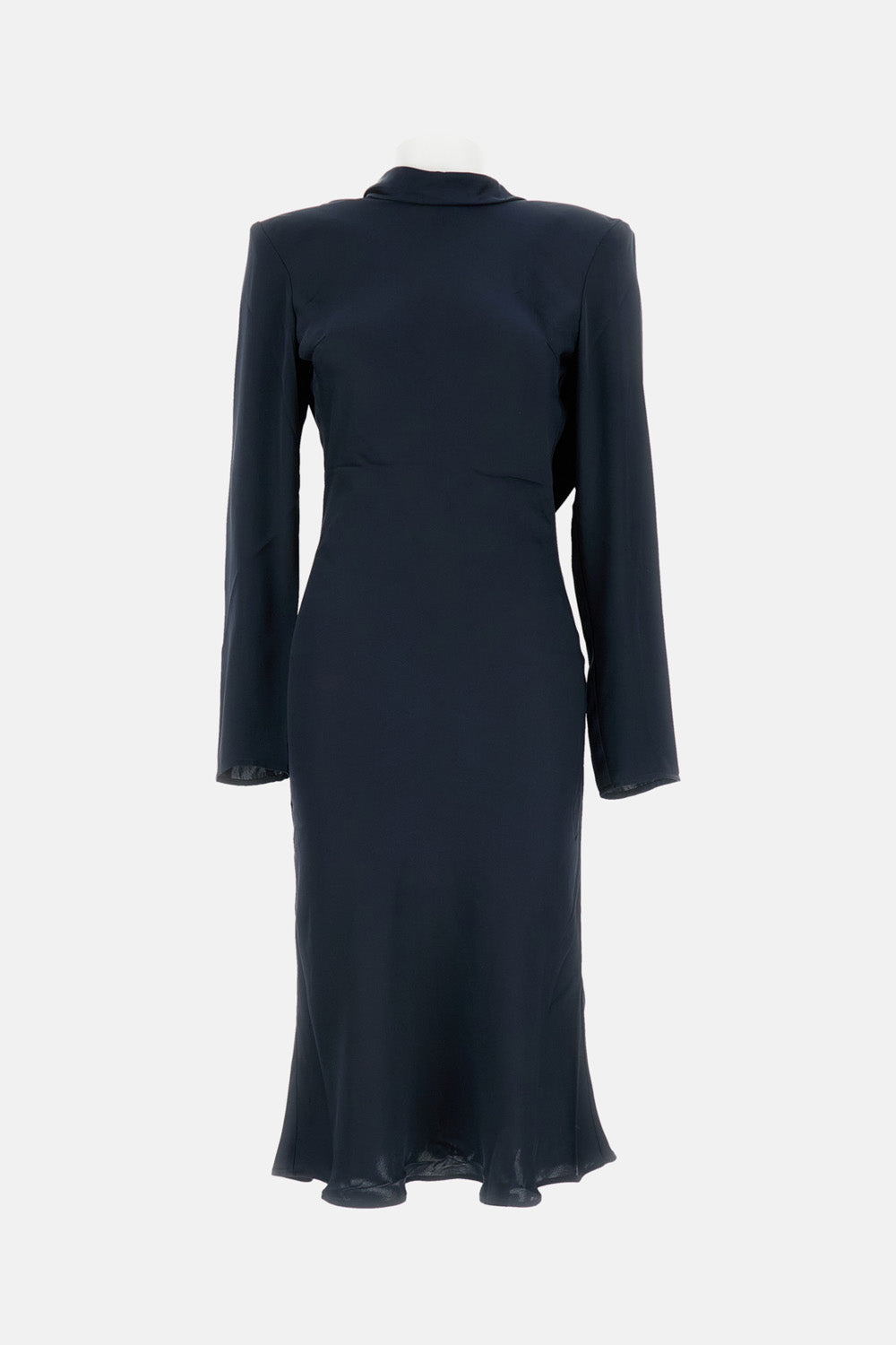 Rotate Women Draped Satin Midi Dress